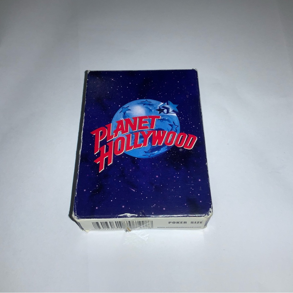 Planet Hollywood Vintage Official Playing Cards Poker Size Card Games Rare.